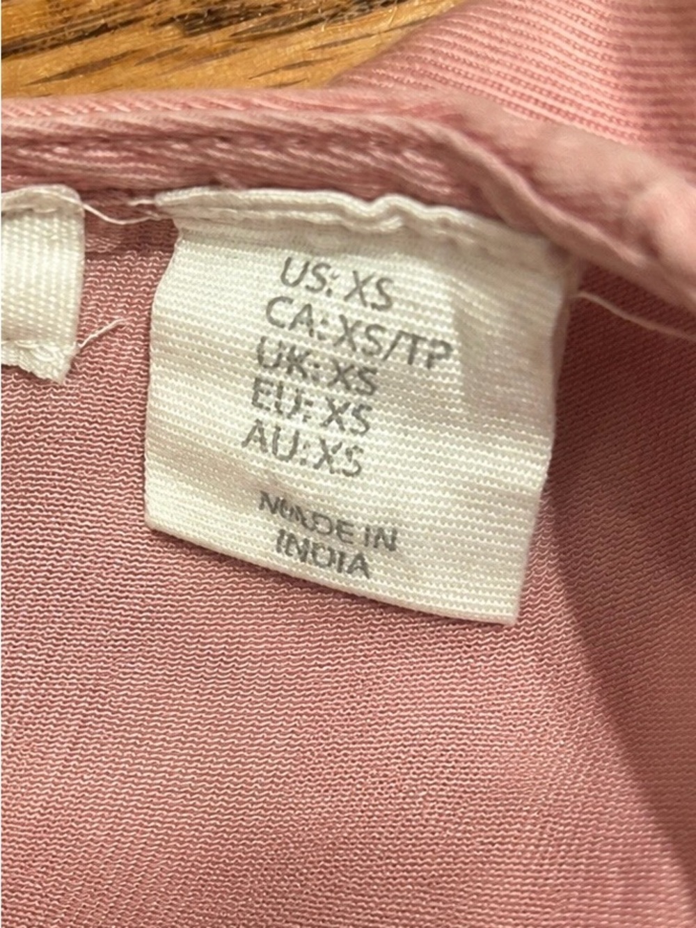 Women’s XS Dusty Rose Lyocell Dress Tiered Mini Swing Dress - Picture 7 of 7